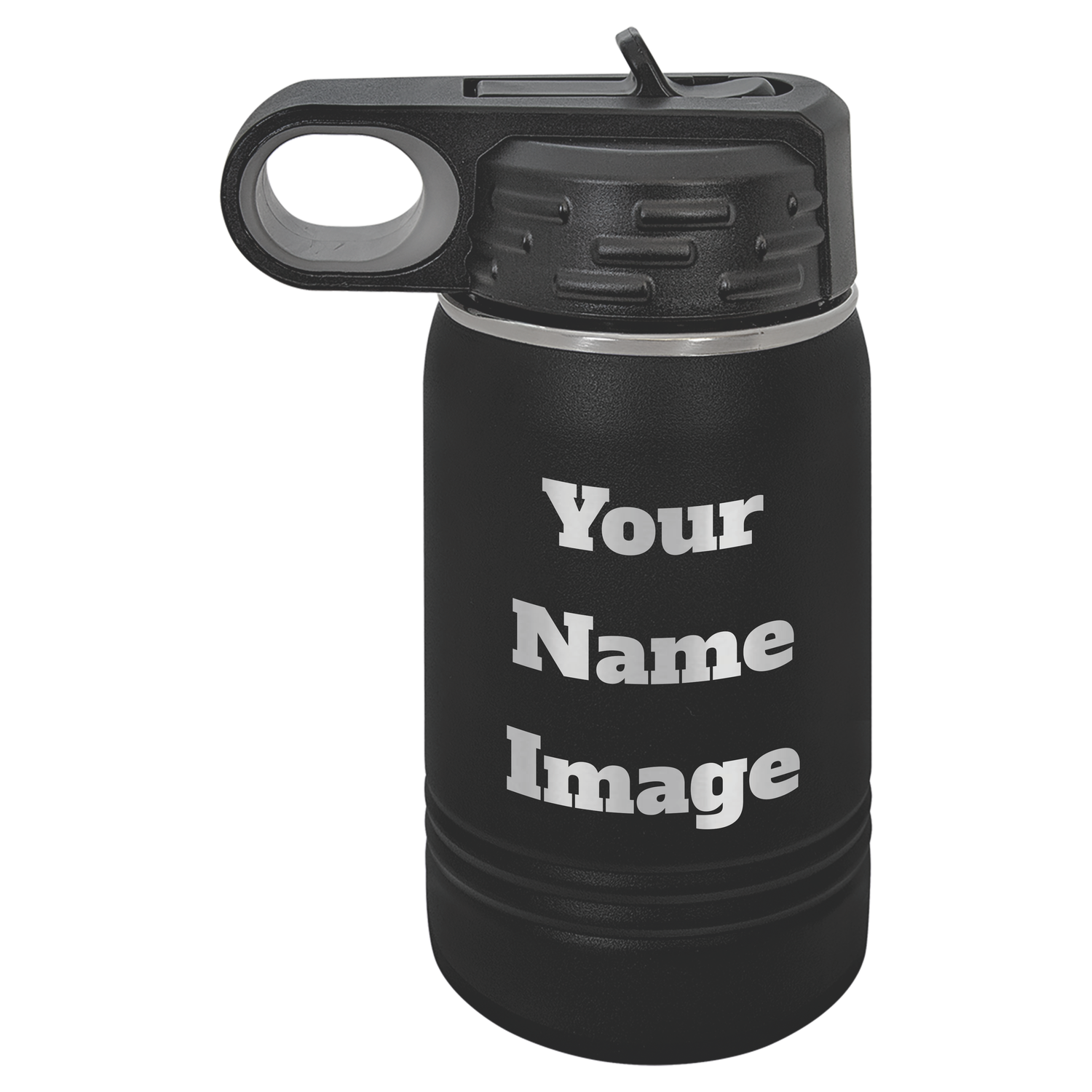 Polar Camel 12 oz. Black Water Bottle