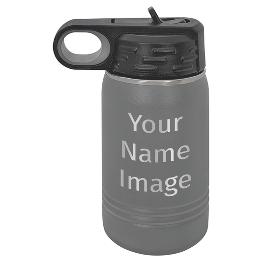 Polar Camel 12 oz. Dark Gray Water Bottle