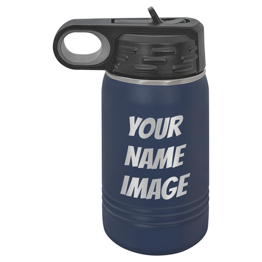 Polar Camel 12 oz. Navy Blue Water Bottle