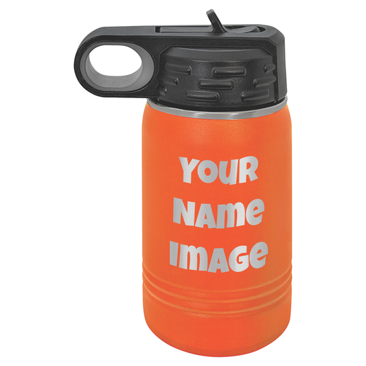 Polar Camel 12 oz. Orange Water Bottle